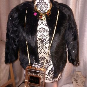 NEW GIRLS 7/8 FUR COAT